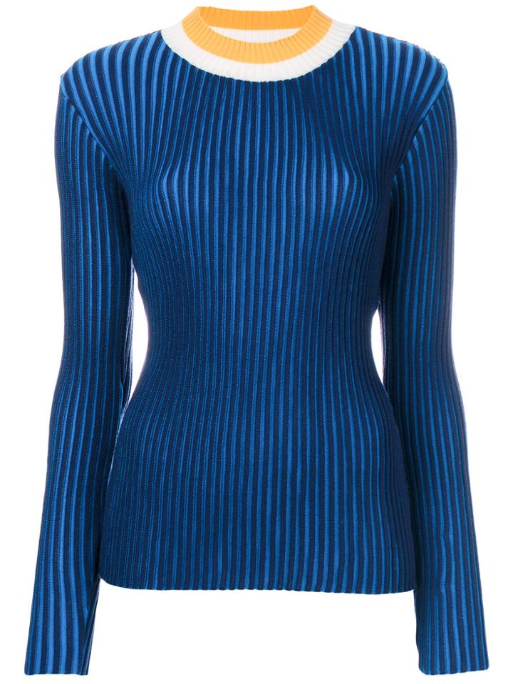 Pardens Ribbed Jumper - Blue