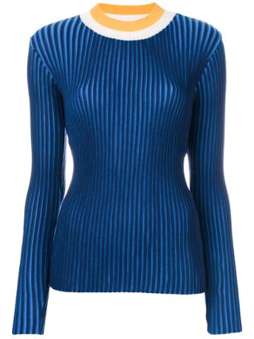 Pardens Ribbed Jumper - Blue