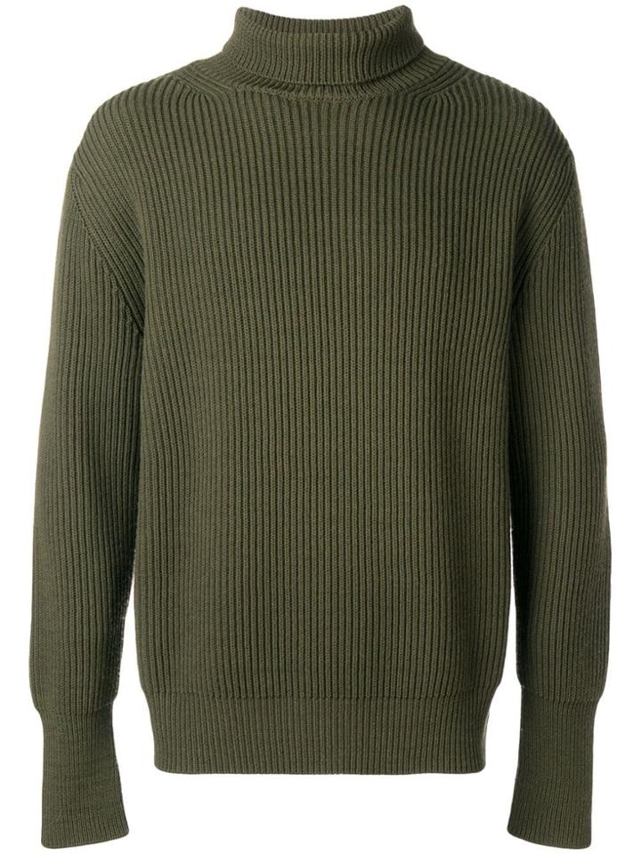 Batoner Roll Neck Jumper - Green
