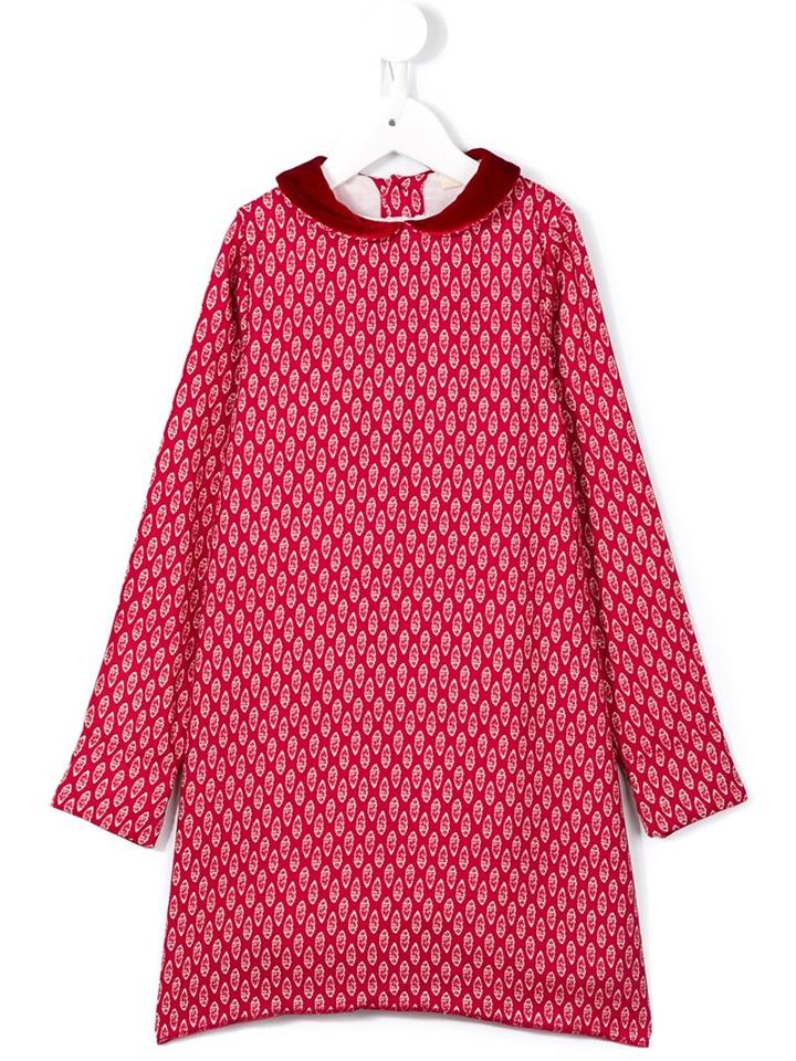 Amelia Milano 'chic' Patterned Dress, Girl's, Size: 6 Yrs, Red