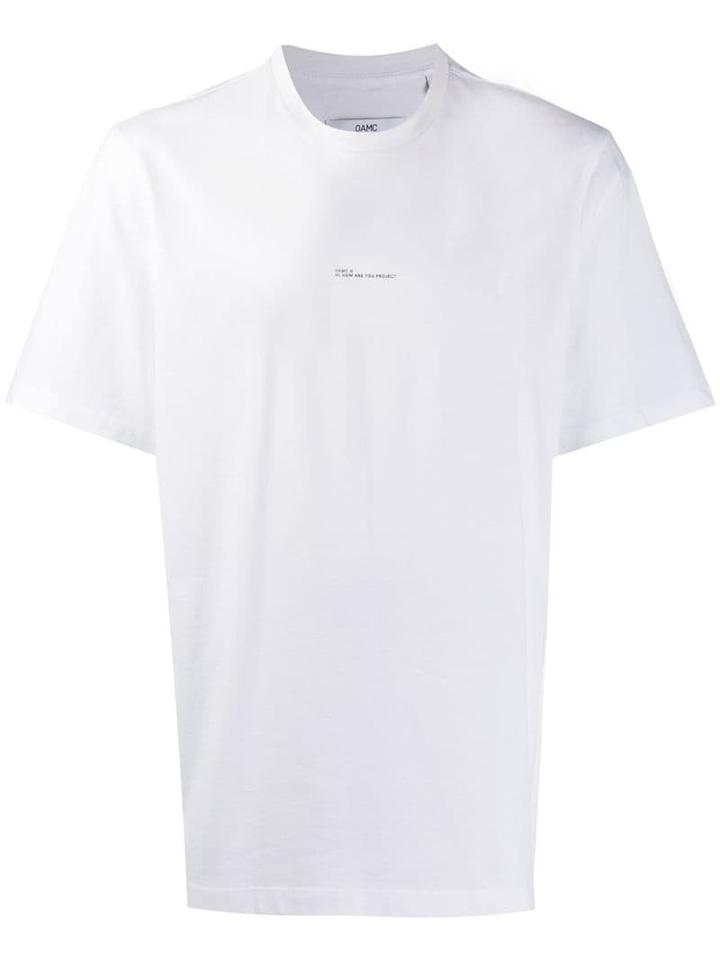 Oamc Hi How Are You? T-shirt - White