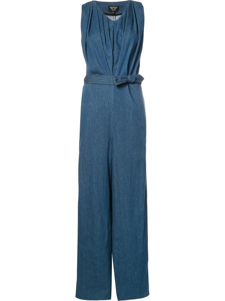 Creatures Of The Wind Dora Jumpsuit, Women's, Size: 2, Blue, Cotton