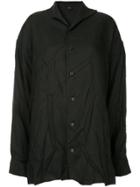 Y's Crinkled Classic Shirt - Black