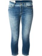 Dondup Cropped Skinny Jeans, Women's, Size: 29, Blue, Cotton/polyester