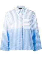 Roberto Collina Striped Shirt - Blue
