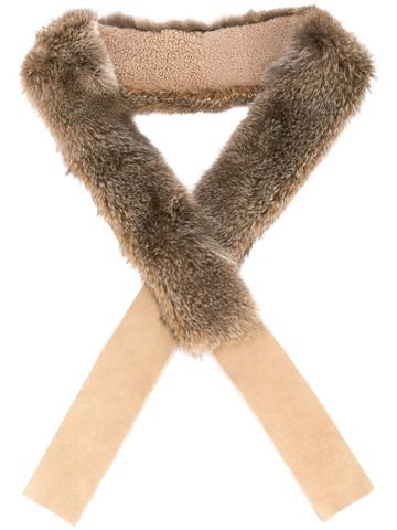 32 Paradis Sprung Frères Fur Scarf - Brown