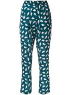 'alfonse' Pants - Women - Polyester/spandex/elastane - 1, Green, Polyester/spandex/elastane, Maison Olga