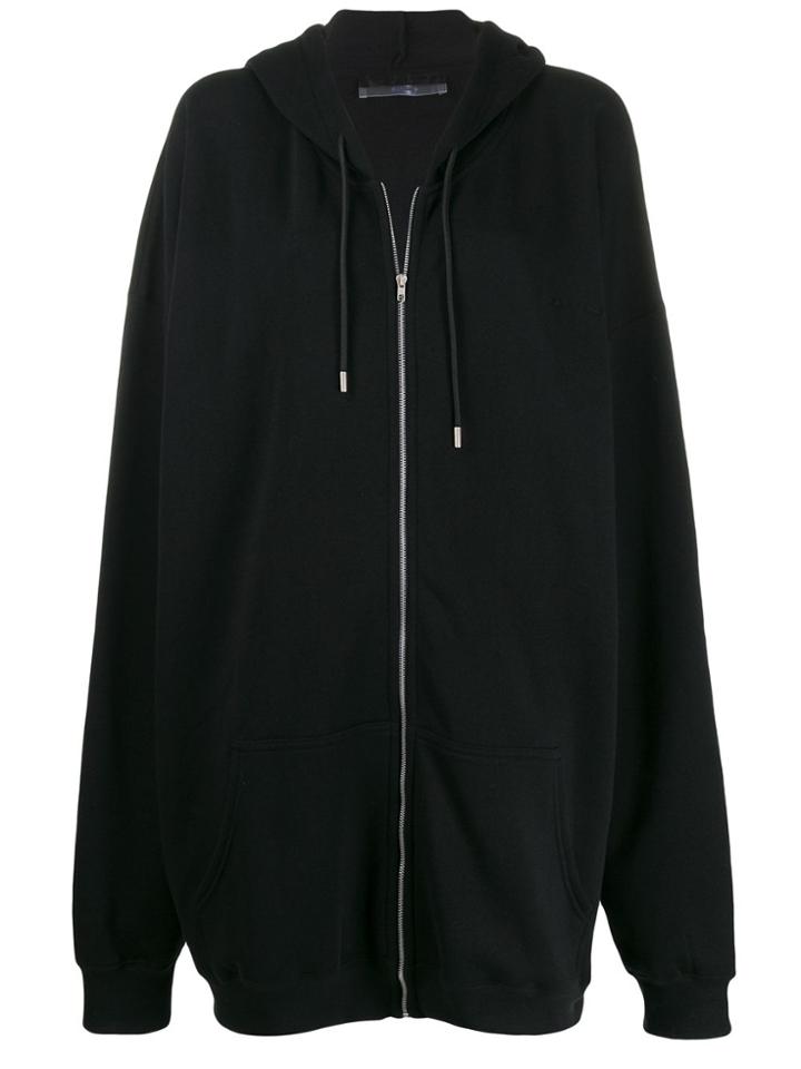 1017 Alyx 9sm Oversized Zipped Hoodie - Black