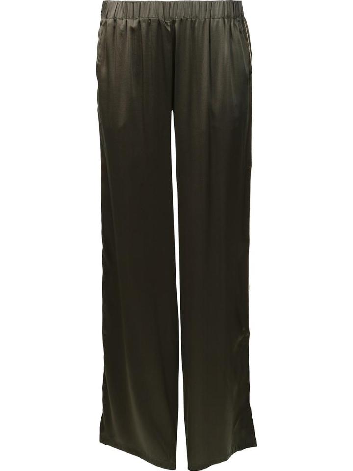 P.a.r.o.s.h. 'silsix' Trousers, Women's, Size: 40, Green, Silk