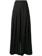 Jacquemus High Rise Palazzo Trousers - Black