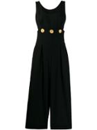 Christian Lacroix Pre-owned 1980's Wide-legged Jumpsuit - Black