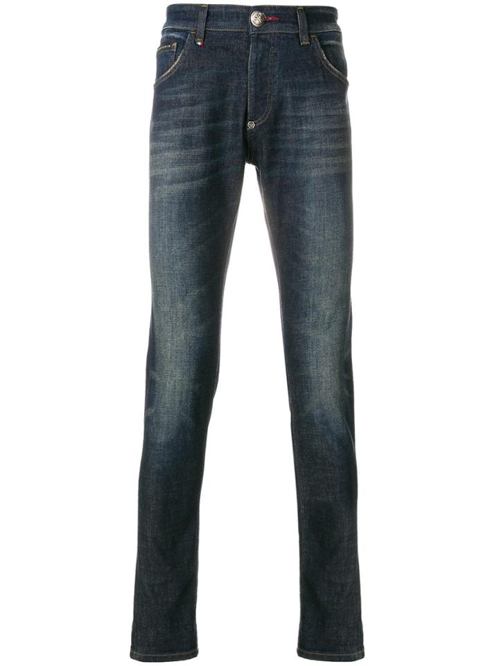 Philipp Plein Super Straight Jeans - Blue