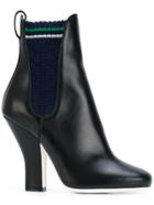 Fendi Heeled Ankle Boots - Black
