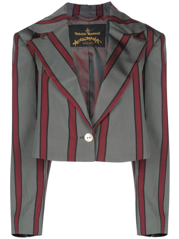 Vivienne Westwood Anglomania Cropped Pyjama Jacket - Grey