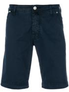 Jacob Cohen Fitted Chino Shorts - Blue