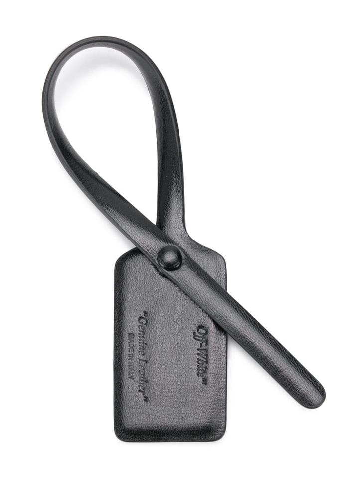 Off-white Logo Bag Tag - Black