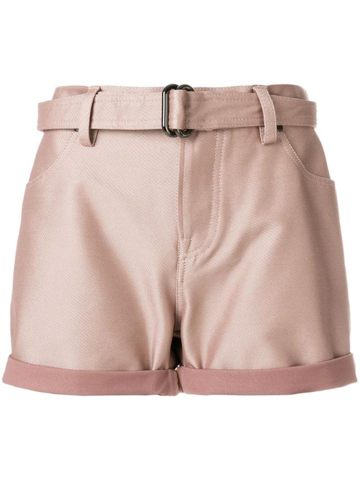 Tom Ford Belted High Waisted Shorts - Pink