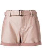 Tom Ford Belted High Waisted Shorts - Pink