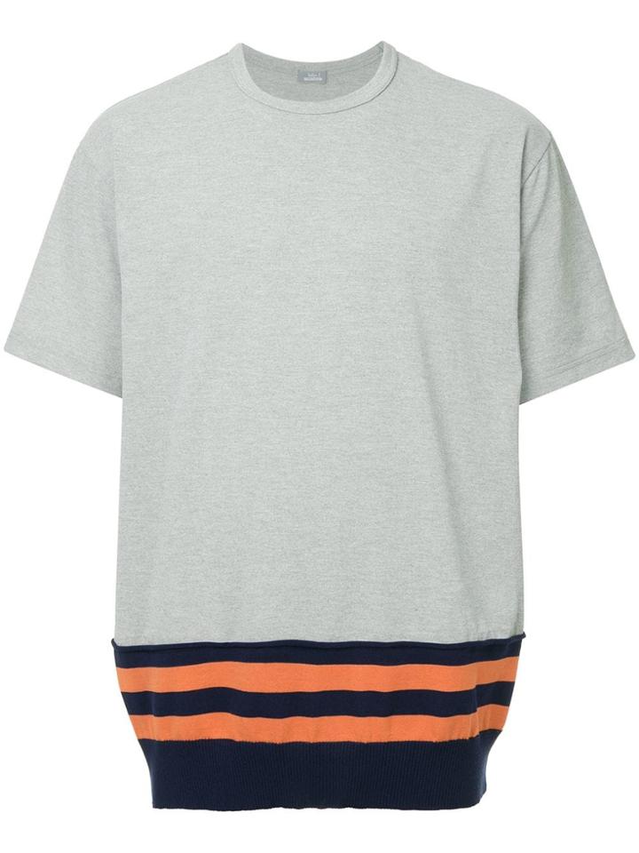 Kolor Beacon Striped T-shirt - Grey