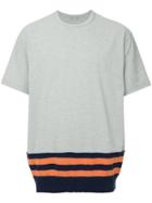 Kolor Beacon Striped T-shirt - Grey