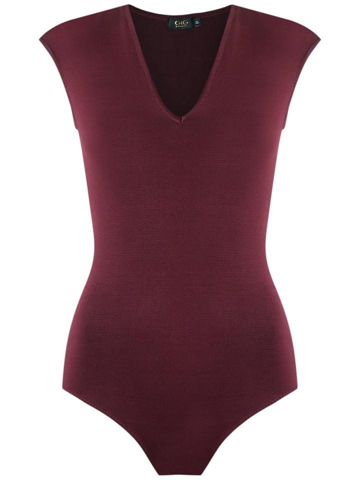 Gig - Cap Sleeves Knit Body - Women - Viscose - P, Women's, Red, Viscose