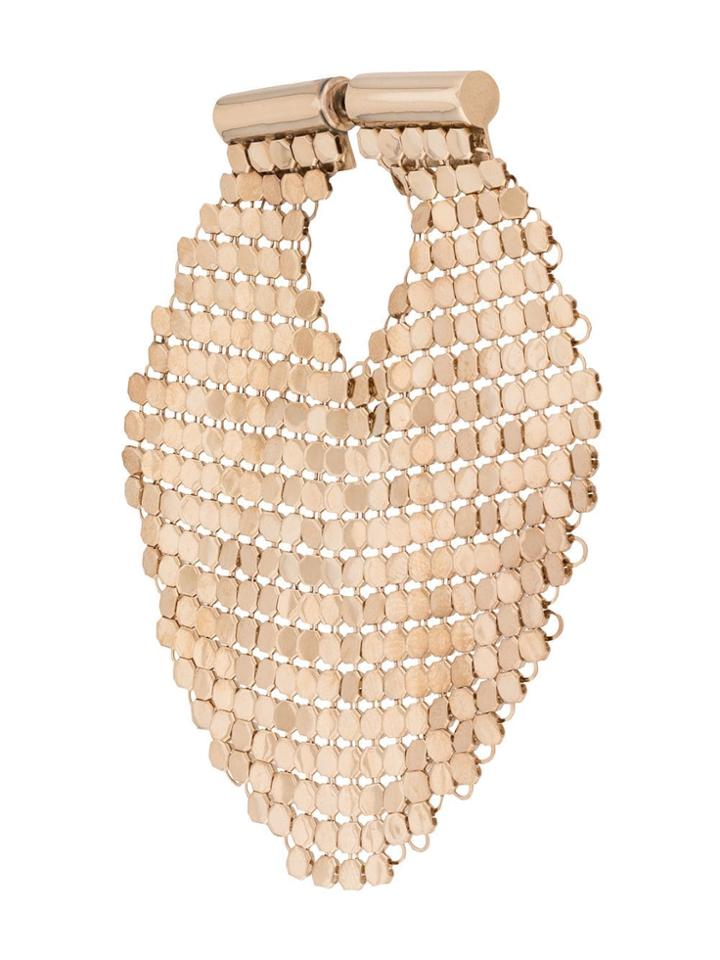 Paco Rabanne Mesh Single Earring - Gold
