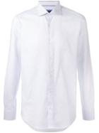 Pal Zileri - Fine Print Shirt - Men - Cotton - 39, White, Cotton