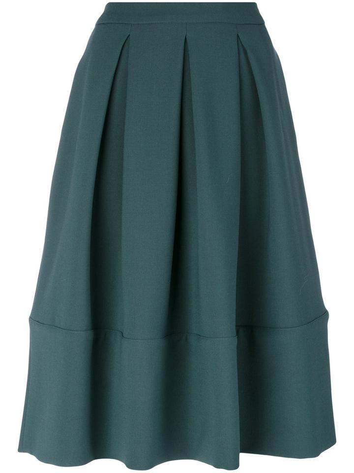 Société Anonyme - Marion Skirt - Women - Wool - 40, Green, Wool