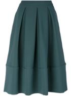 Société Anonyme - Marion Skirt - Women - Wool - 40, Green, Wool
