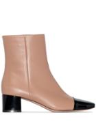 Gianvito Rossi Vernice Ankle Boots - Neutrals