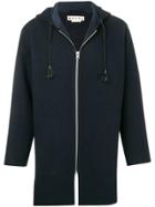 Marni Zip-up Duffle Coat - Blue