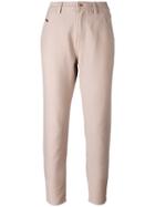 Diesel High-waisted Trousers - Pink & Purple