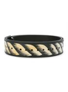 À La Garçonne - Leather Belt - Unisex - Leather - G, Black, Leather
