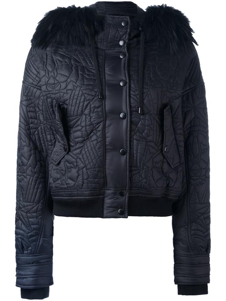 Just Cavalli Trim Detail Hooded Jacket