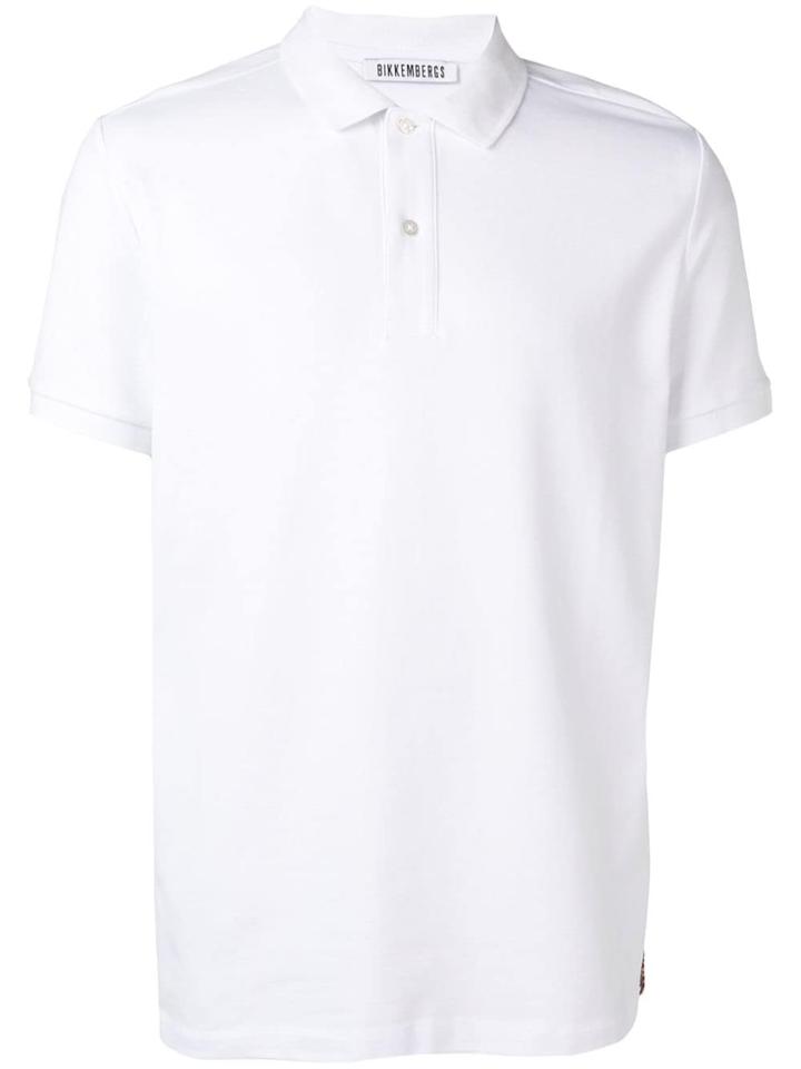 Dirk Bikkembergs Logo Band Polo Shirt - White