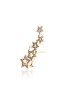 Rosa De La Cruz 18k Yellow Gold Diamond Star Earring - Metallic