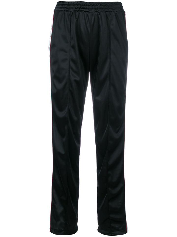 Forte Couture Side Logo Track Pants - Black