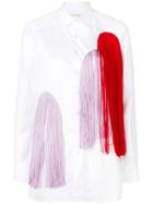 Each X Other Colourful Fringe Embellished Shirt - White