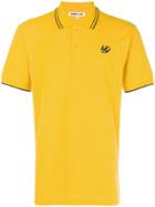 Mcq Alexander Mcqueen Swallow Patch Polo Shirt - Yellow & Orange