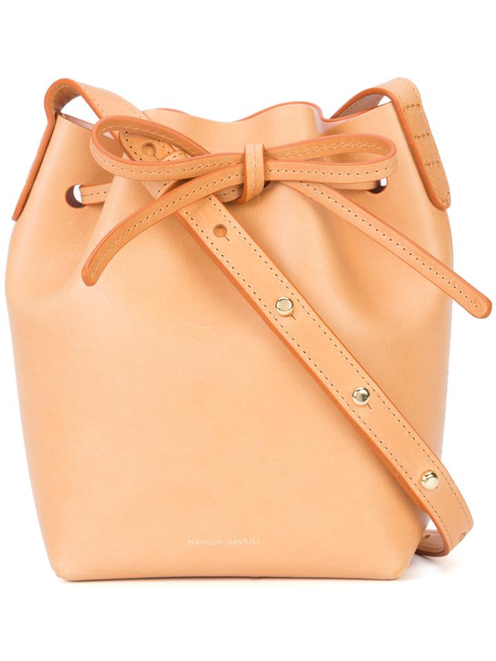 Mansur Gavriel Mini Sun Bag - Nude & Neutrals