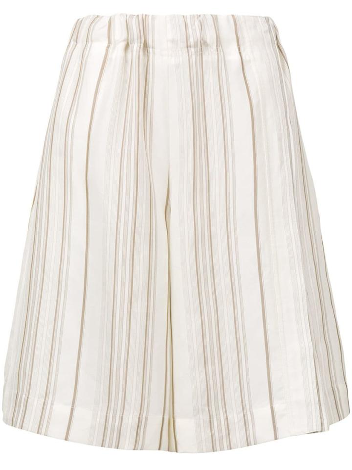 Jil Sander Striped Shorts - Neutrals
