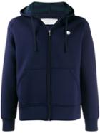 Société Anonyme Hooded Bomber Jacket - Blue