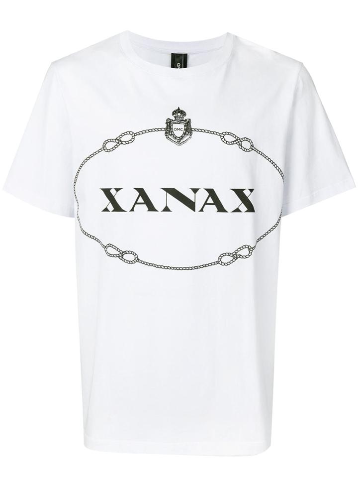 Omc Xanax Print T-shirt - White