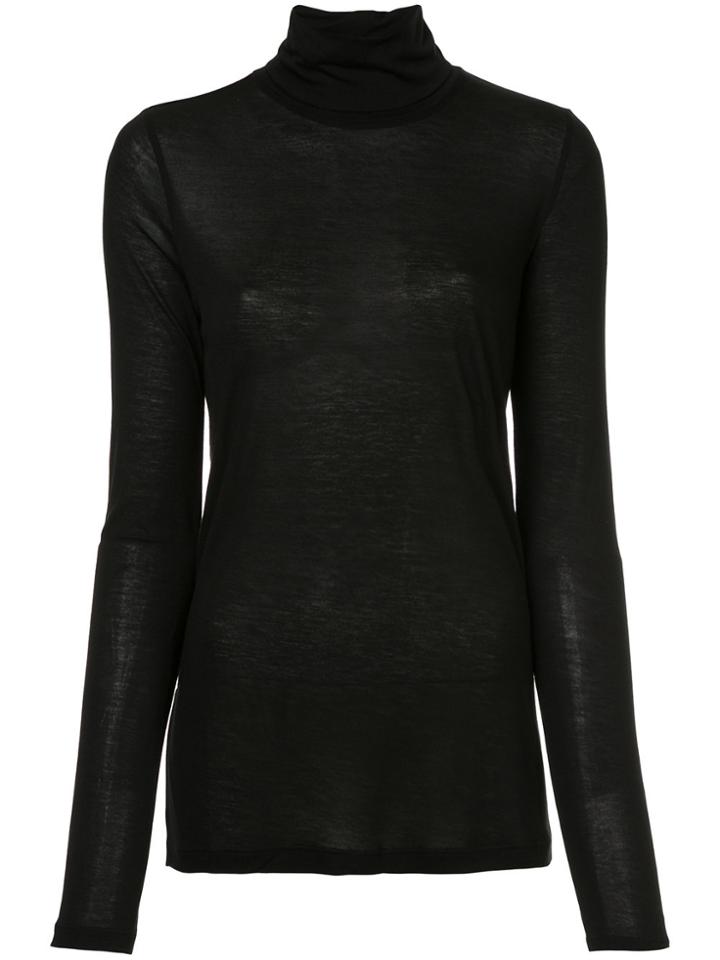Cityshop High Neck Blouse - Black