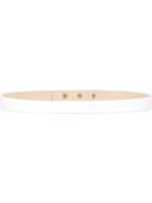 Paule Ka Classic Waist Belt - White