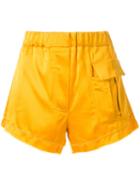 Manning Cartell Front Pocket Shorts, Women's, Size: 8, Yellow/orange, Viscose