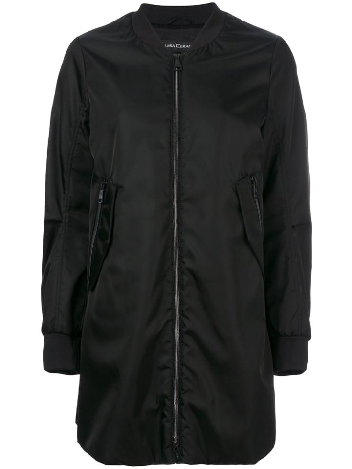 Luisa Cerano Zip Up Jacket - Black