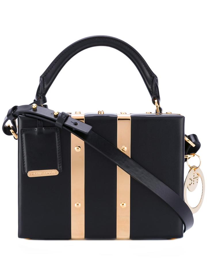 Sophie Hulme - Crossbody Box Bag - Women - Calf Leather - One Size, Black, Calf Leather
