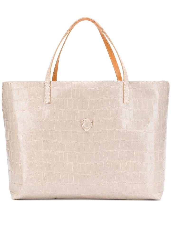 Felisi Textured Oversized Tote Bag - Neutrals