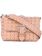 Red Valentino Studded Shoulder Bag - Pink & Purple